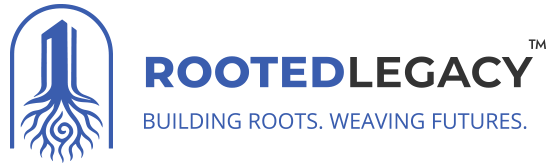 Rooted Blue Logo Landscape